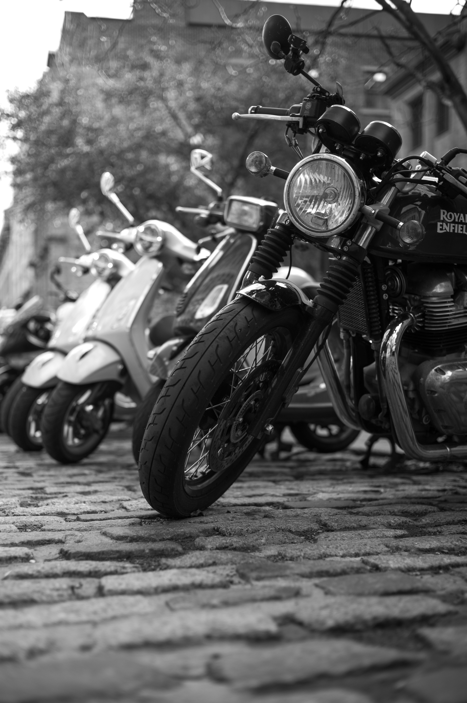 Scooters in Old Montreal